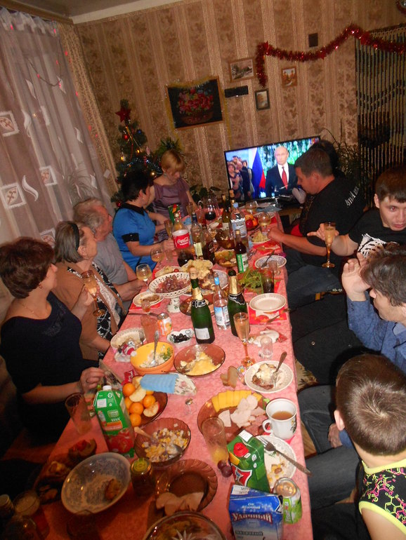 Встреча 2014 года в кругу всей семьи!