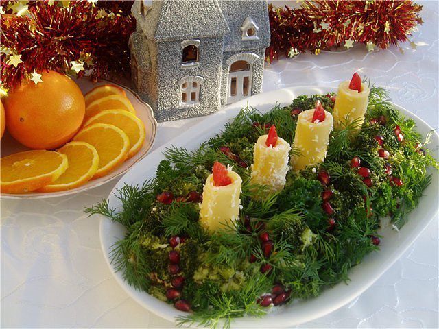 УКРАШАЕМ БЛЮДА К НОВОМУ ГОДУ!