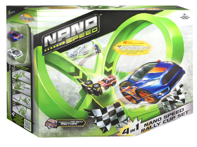 Игрушка Nano Speed Игровой набор Ралли 4 трэка в 1