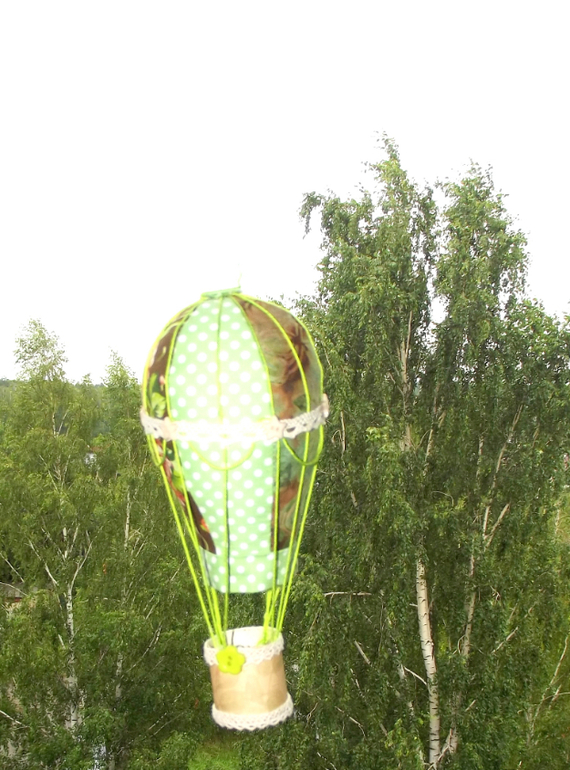 На большом воздушном шаре...!