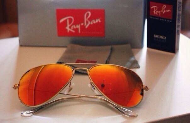 Остались RAY-BAN оригиналы! Двое Последних (голубыеЗолотые)
