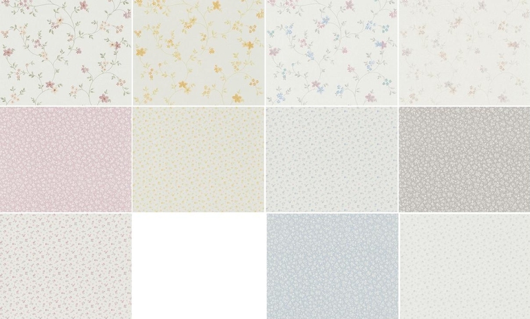 Обои из коллекции Fleuri Pastel