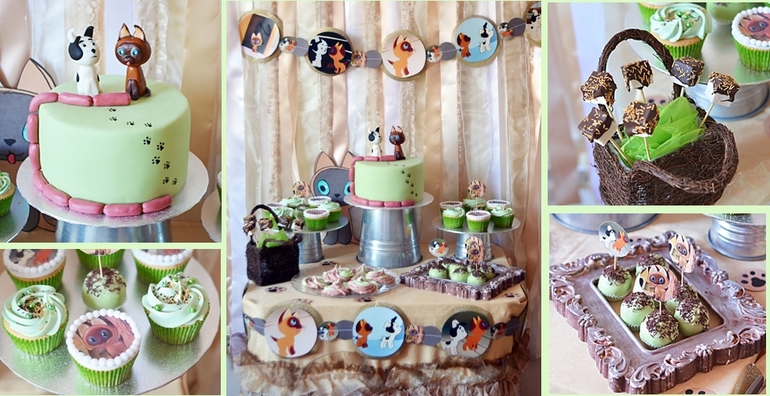 Candy-bar. Сладкий стол КОТЕНОК ПО ИМЕНИ "ГАВ"...