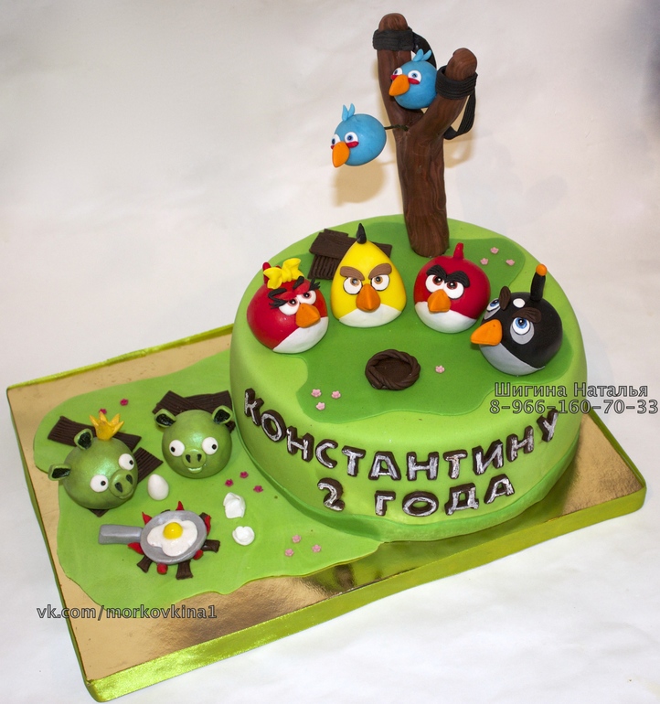 Торт Angry Birds