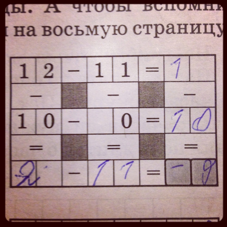 В первом классе проходят отрицательные числа?