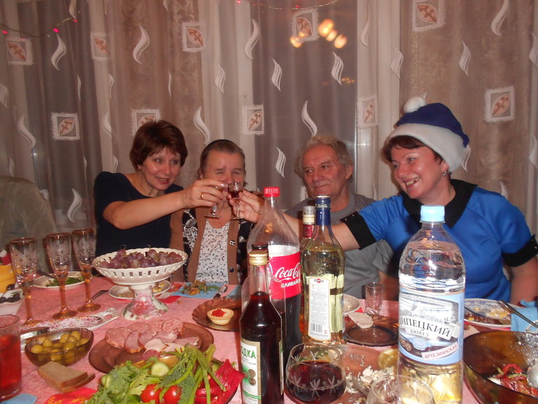Встреча 2014 года в кругу всей семьи!