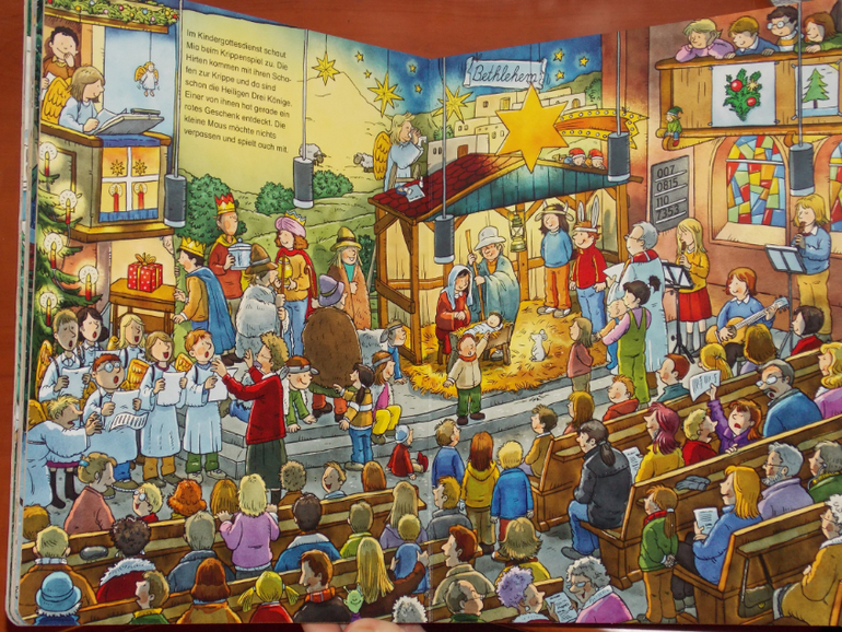 Развороты Meine weihnachtliche Wimmelwelt by Joachim Krause
