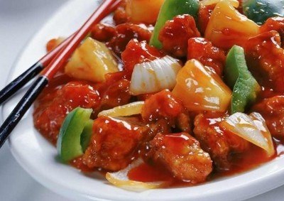 Курица в кисло-сладком соусе