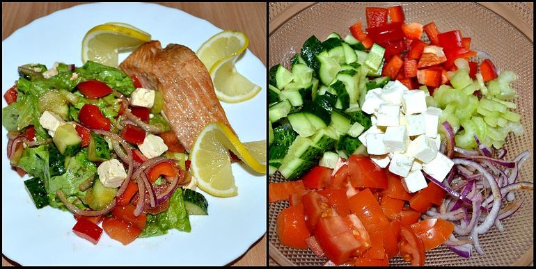 Мой вчерашний ужин! Вкусно,просто ,а самое главное полезно!