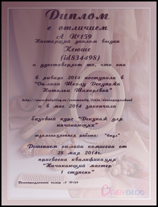 Школа декупажа.