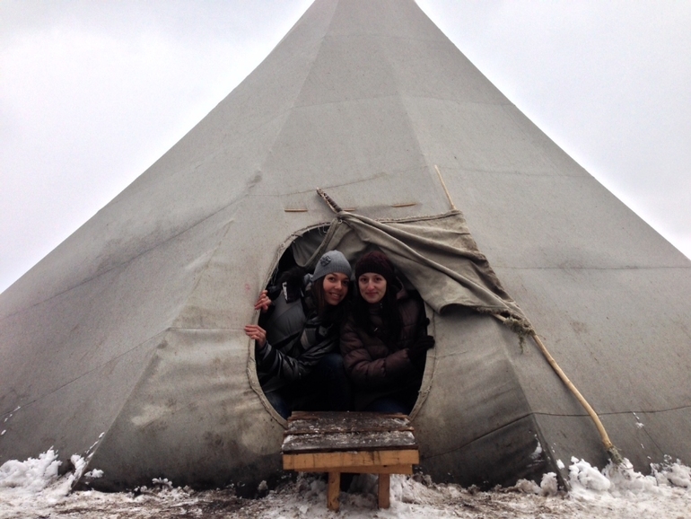 В гостях у хаски)