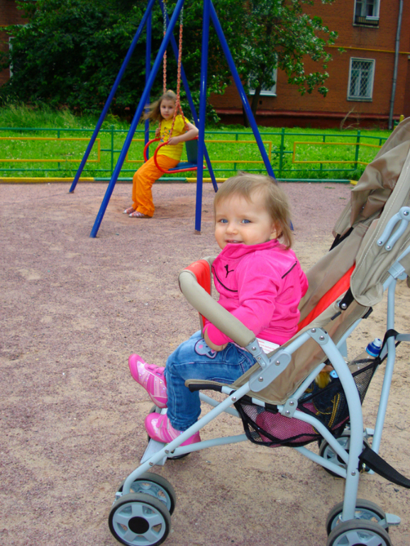 У нас новый транспорт))) Беби Кея Хола