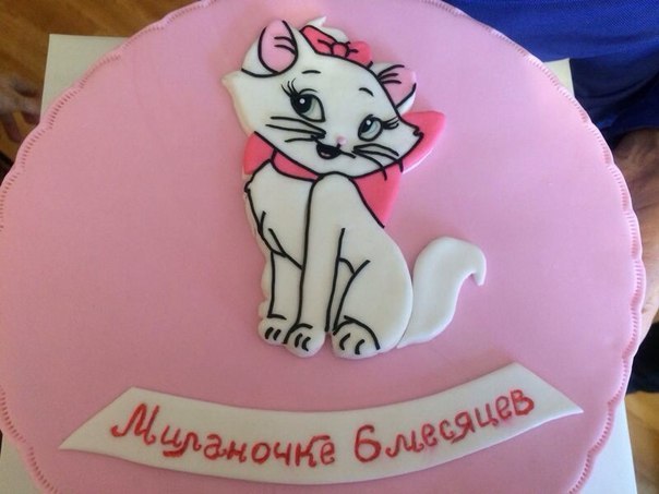 Кошечка Мари. Первая аппликация.