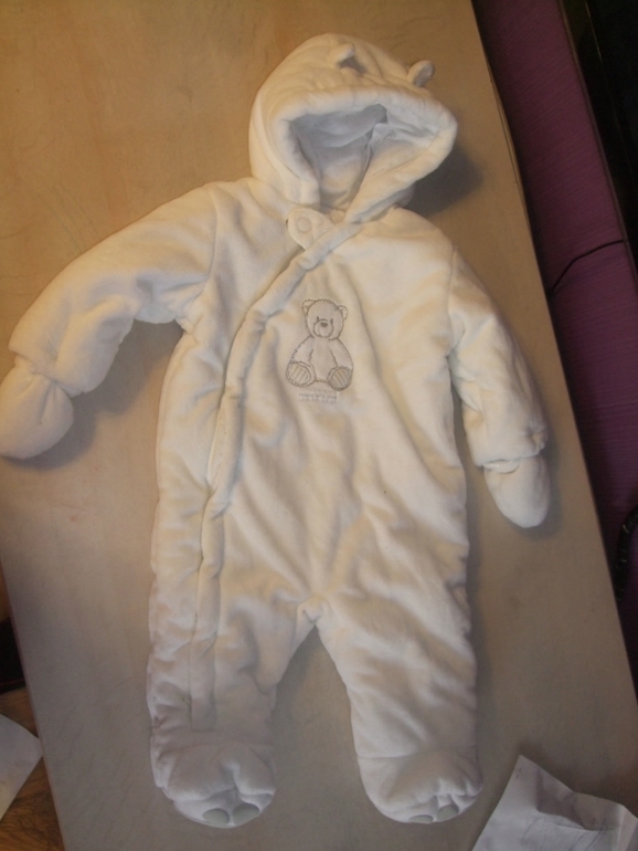 Два комбинезона-мишки Mothercare 6-9 месяцев