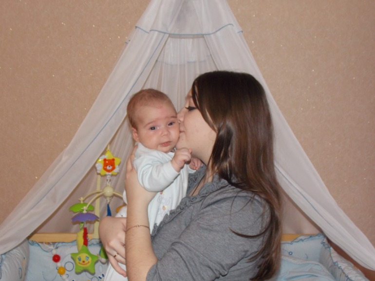 наконец то покрестили))