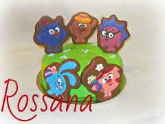 Тортик с пряничным декором(даю МК по росписи пряников)