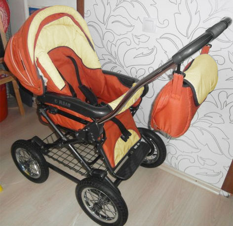 Продам коляску Roan Marita (люлька + прогулочный блок) 4000 руб