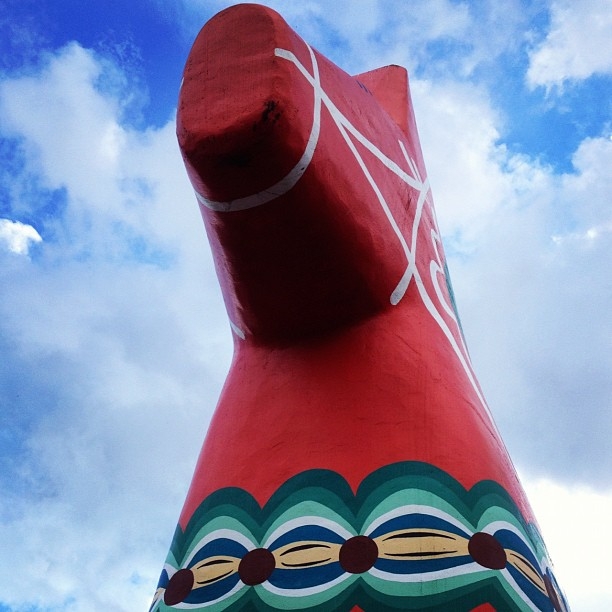 Про символ года. Скандинавская лошадка Dala Horse