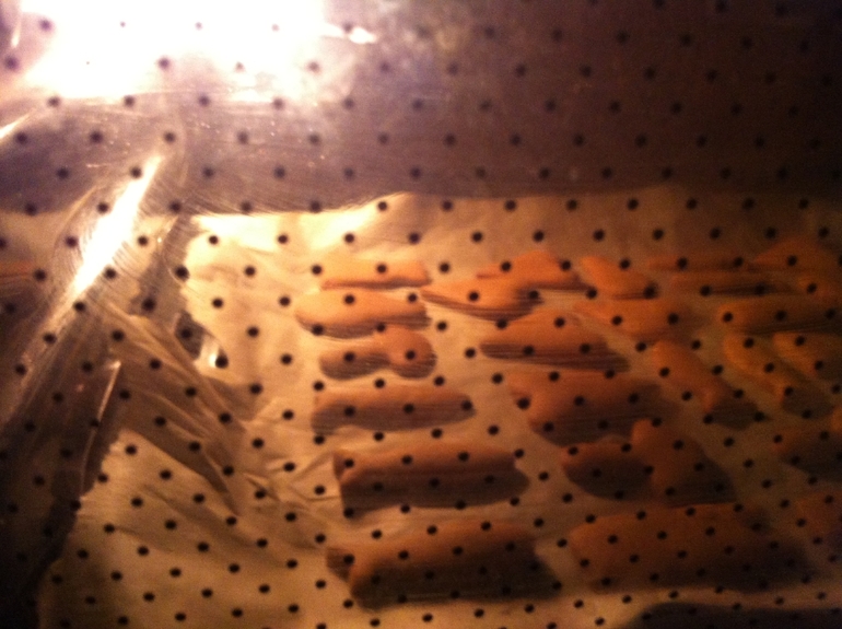 Первые совместные печеньки )