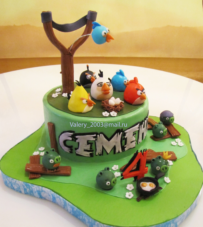 Торт Angry Birds