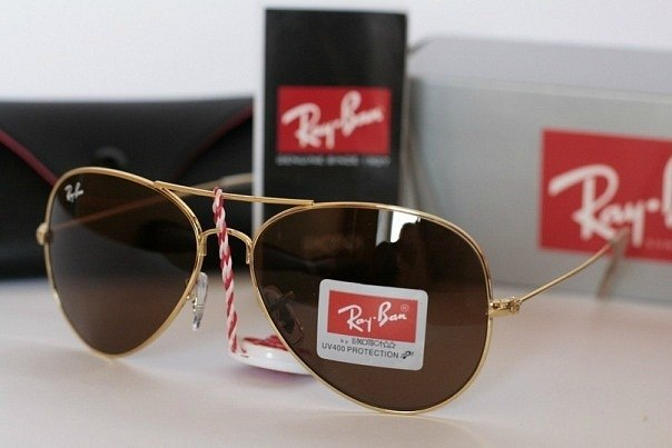 RAY BAN коричневые+ LV в подарок - 1590 руб.
