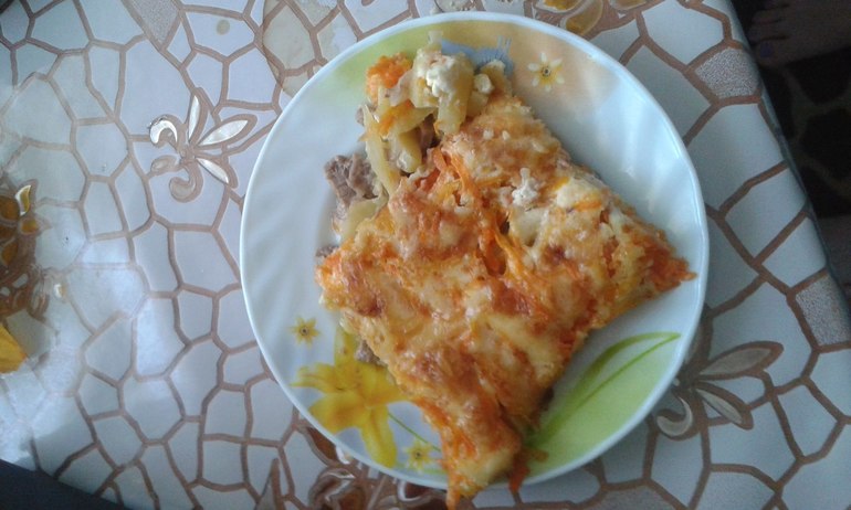 Приготовили сегодня Мясо по -французски.