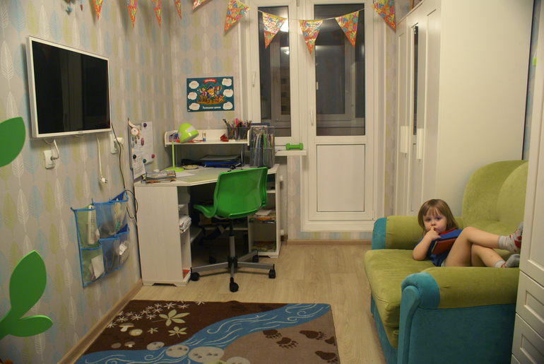 Комната для двоих разнополых деток 7 и 3 года