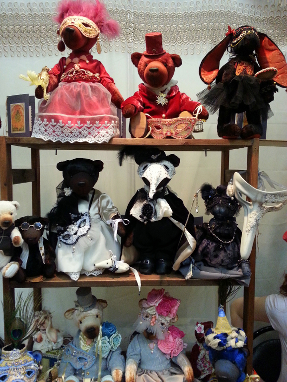Выставка кукол ручной работы на Тишинке 05.04.