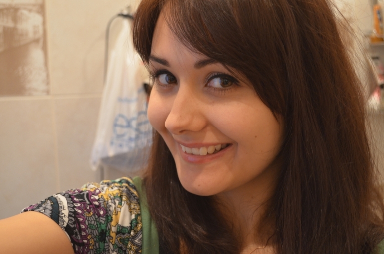 потемнел...после смывки Эстель(((