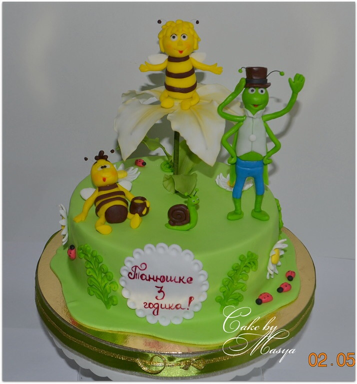 Пчелка Майя и колобок