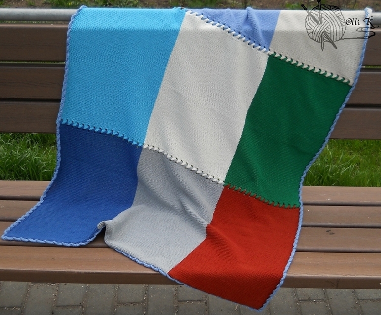 Яркий детский плед "Путешествие"