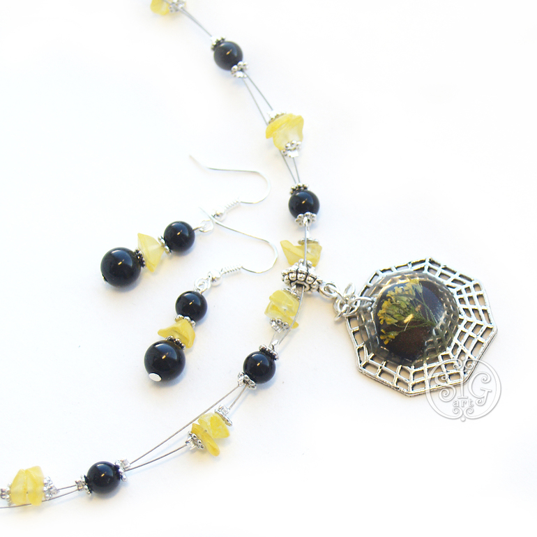 "Лунный свет" - комплект украшений