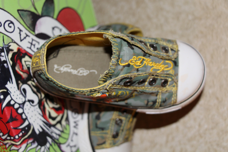 Кеды Ed Hardy р-р 7 (23,5)
