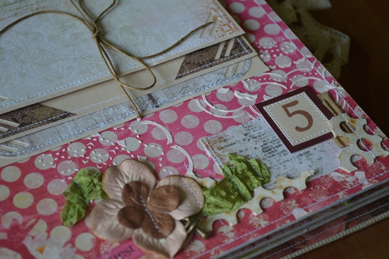 Альбом первого годика для Вареньки