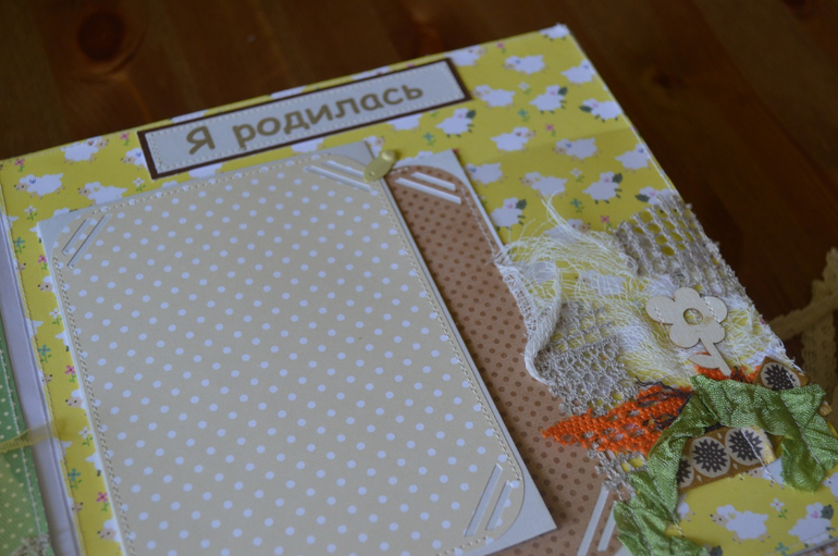 Альбом первого годика для Софьи