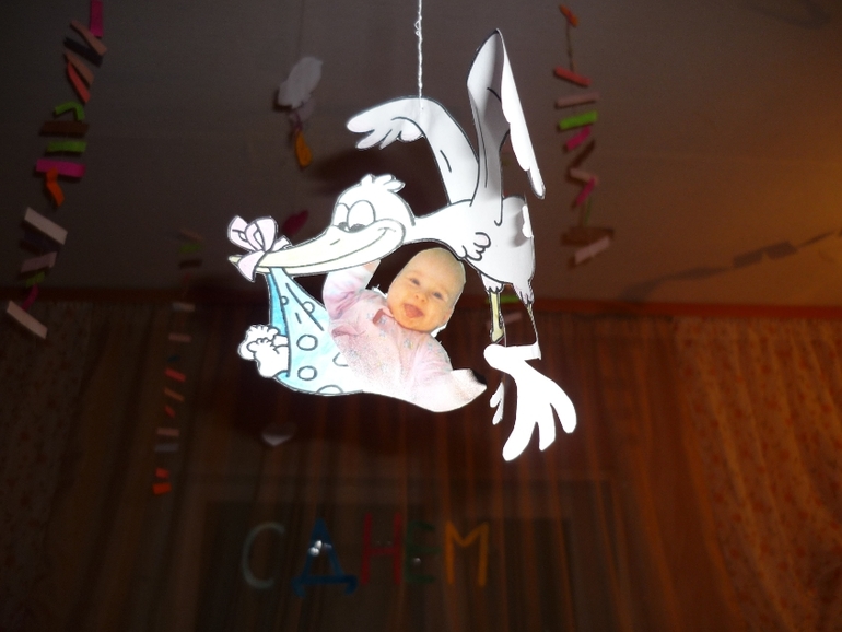 1 годик. Вот так мы украсили комнату нашей принцессе Зои!