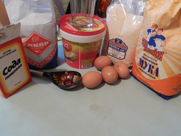 манник с майонезом.