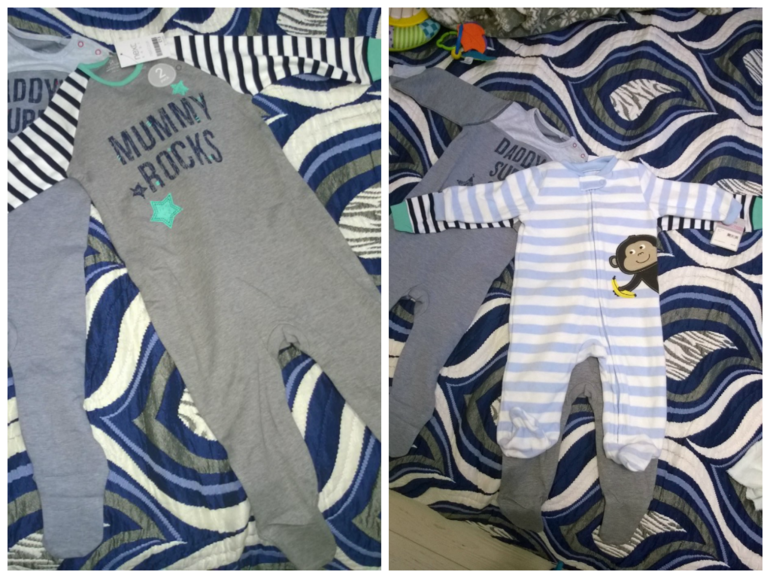 Замеры Carters, сравнение слипов Next и Carters