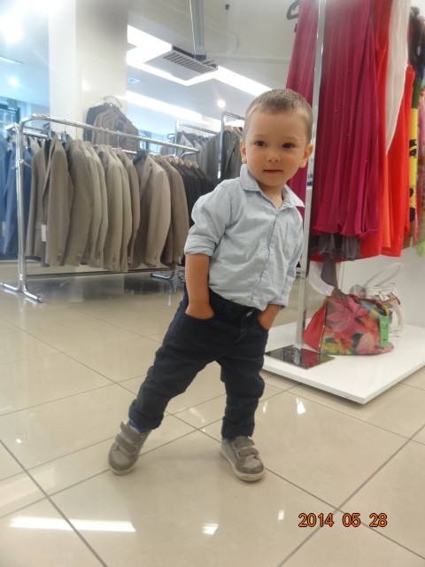 Мой сын - фотомодель:)