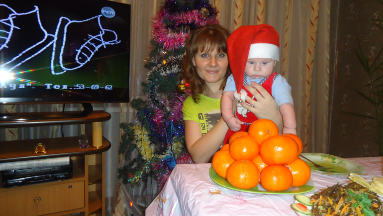 Первый новый год Данечки
