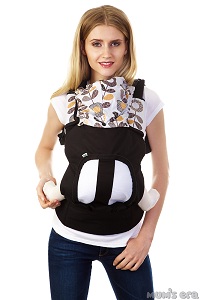 Летняя модель — рюкзак-переноска "Цветы".