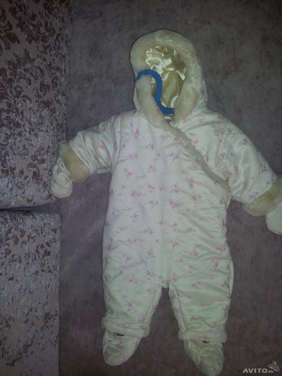 Камбенизон весенний для девочки, размер 68, 1000 руб