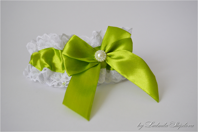 Свадебный набор "Зеленое яблоко"...