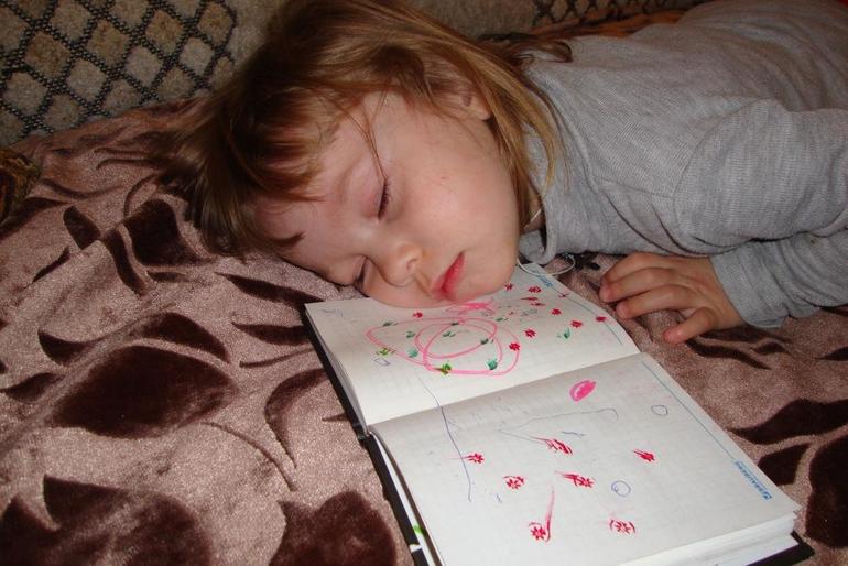 Пока мама мыла посуду...