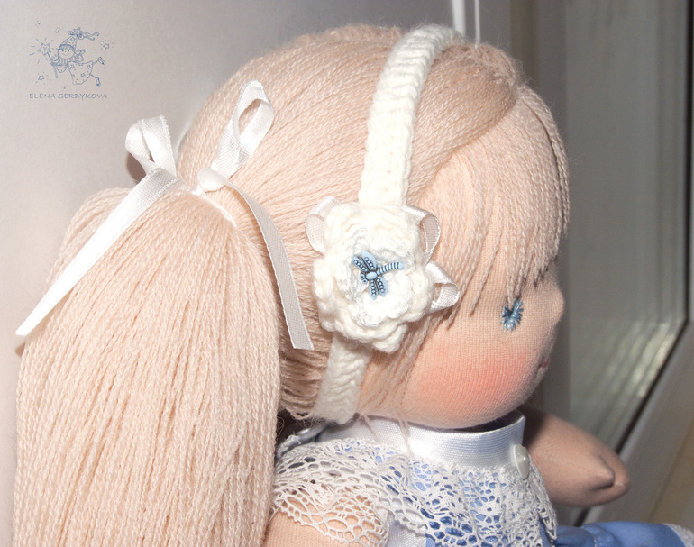 вальдофская кукла Снежиночка