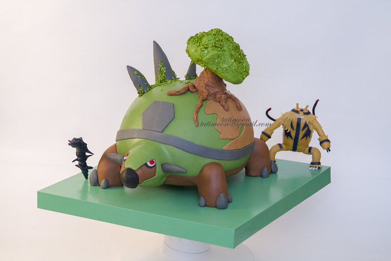 Торт "Torterra,  Steelix, Electivire".