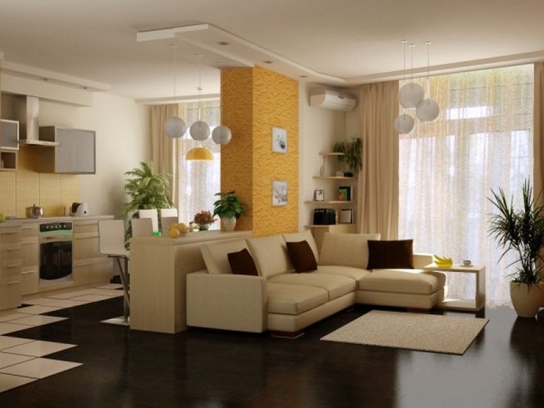 Полки вместо навесных шкафов?