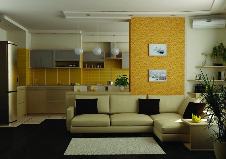 Полки вместо навесных шкафов?