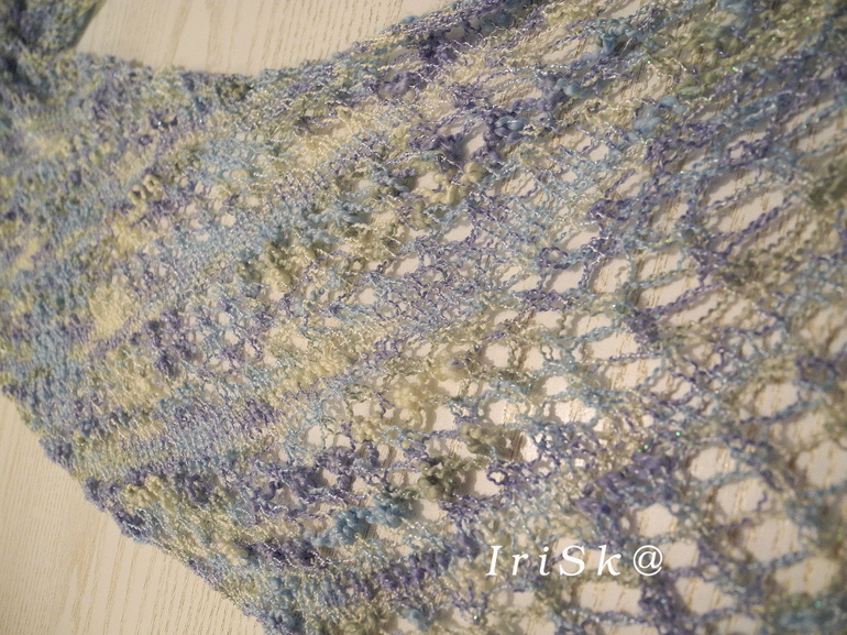 Летний ажурный снуд