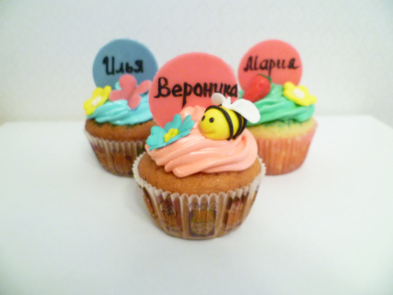 Капкейки разные